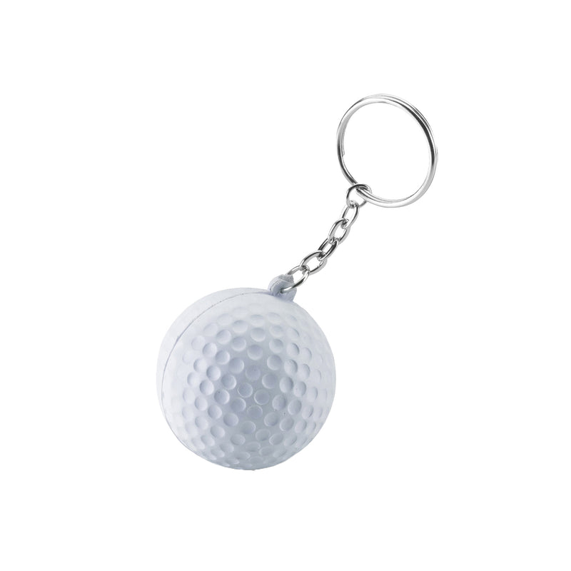 Promotivna antistres loptica u obliku sportskih lopti s privjeskom, golf | Poslovni pokloni