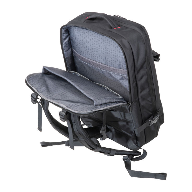 Promidžbeni MoLu proširivi ruksak, crne boje | Poslovni pokloni