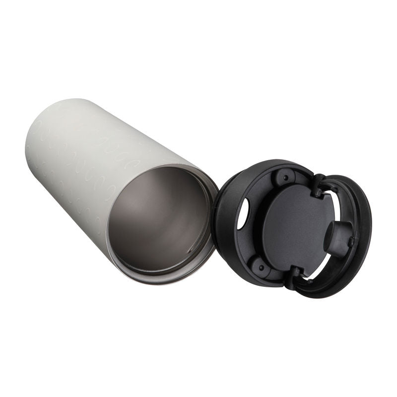 Reklamna termo šalica MoLu Ponta Grossa, 450ml bijele boje | Poslovni pokloni