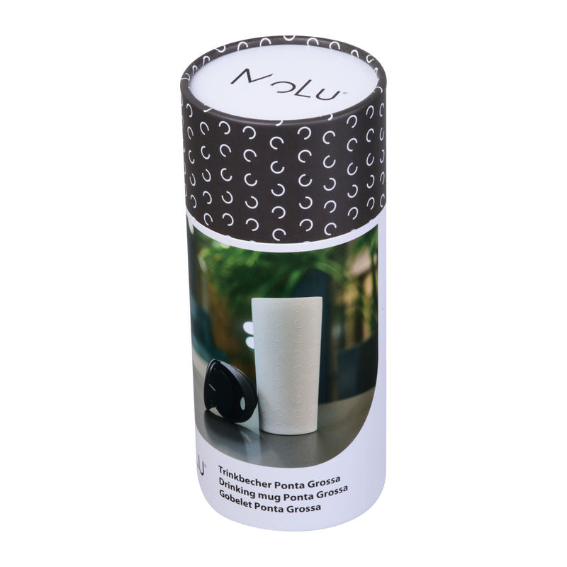 Reklamna termo šalica MoLu Ponta Grossa, 450ml bijele boje | Promidžbeni pokloni