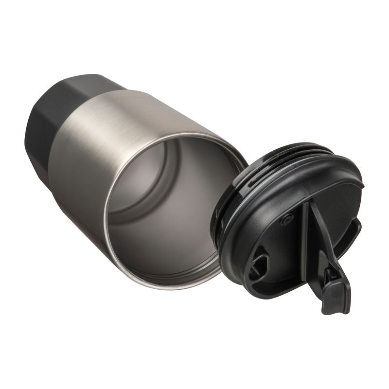 Reklamna MoLu šalica od nehrđajućeg čelika s vakuumskom izolacijom, 500ml crne boje | Poslovni pokloni