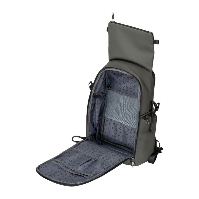 Reklamni ruksak iz MoLu kolekcije od visokokvalitetnog recikliranog poliestera, sive boje | Poslovni pokloni