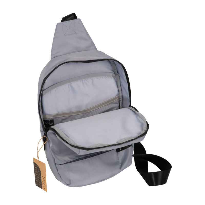 Reklamna elegantna torba za rame iz Molu kolekcije, sive boje | Poslovni pokloni