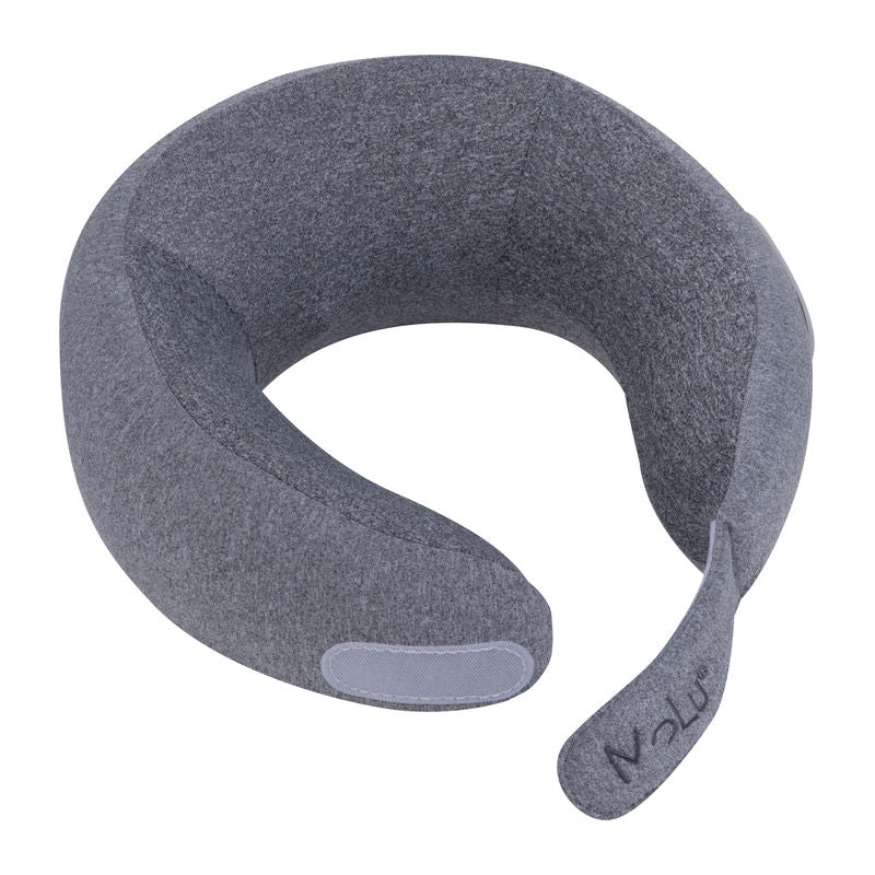 Promidžbeni MoLu Premium ergonomski jastuk za vrat, sive boje | Poslovni pokloni