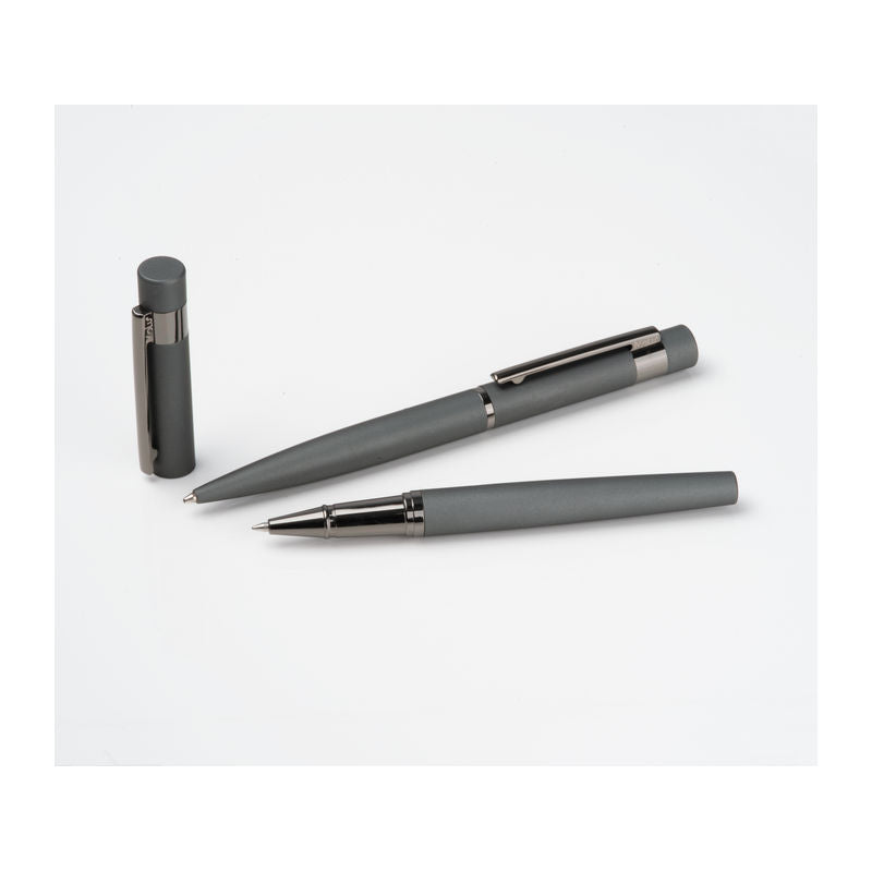 Promotivni MoLu set za pisanje Porto Velho, sive boje | Poslovni pokloni | Reklamni pokloni