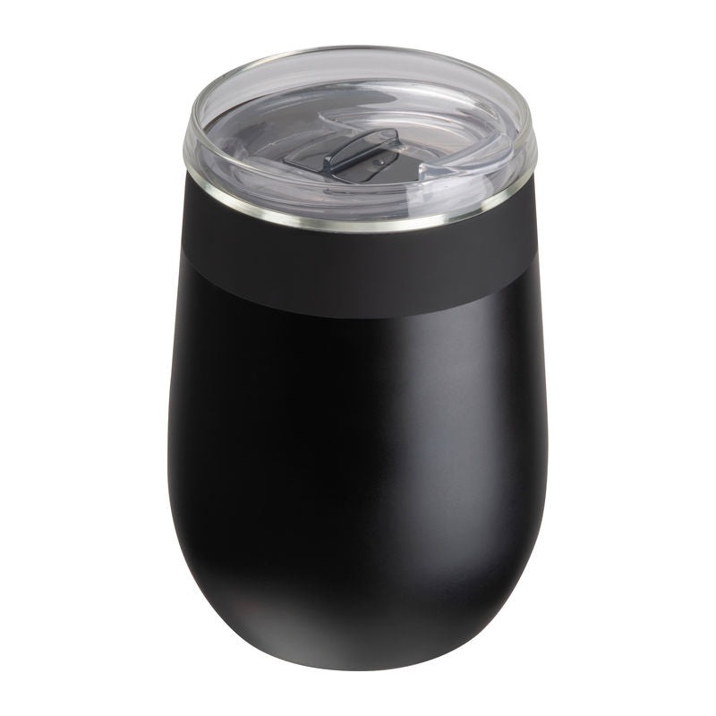 Promotivna MoLu termo šalica, 350ml crne boje | Poslovni pokloni