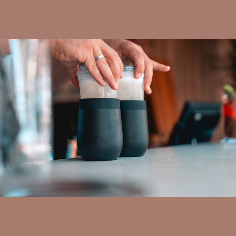 Promotivna MoLu termo šalica, 350ml crne boje | Poslovni pokloni | Promo pokloni