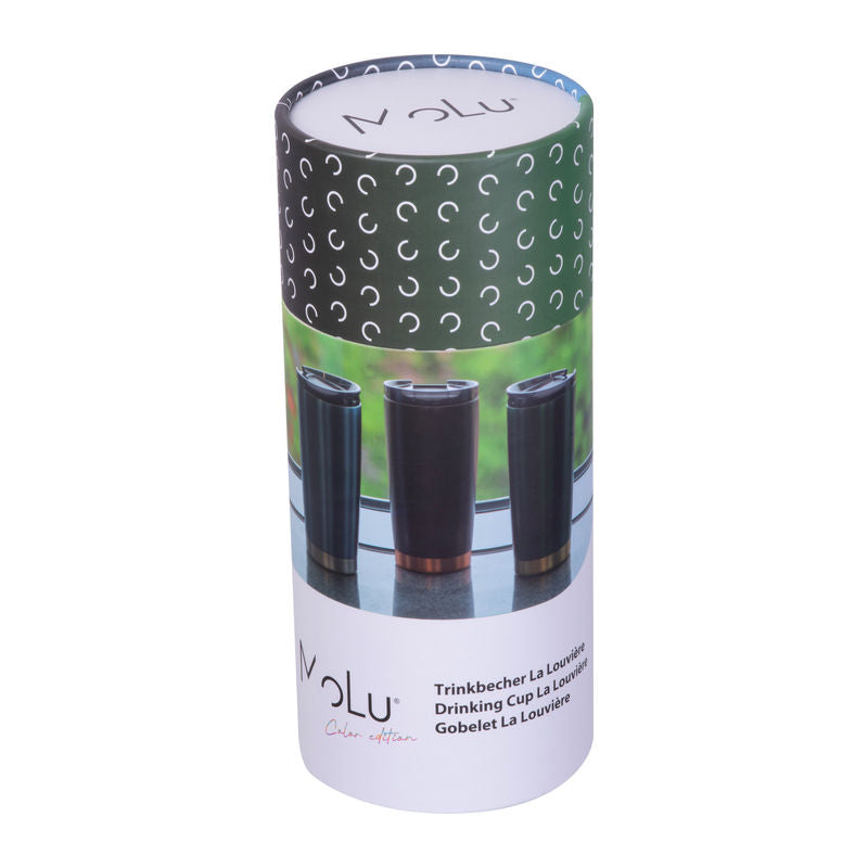 Promo MoLu termo šalica La Louvière, 600ml crne boje | Poslovni pokloni