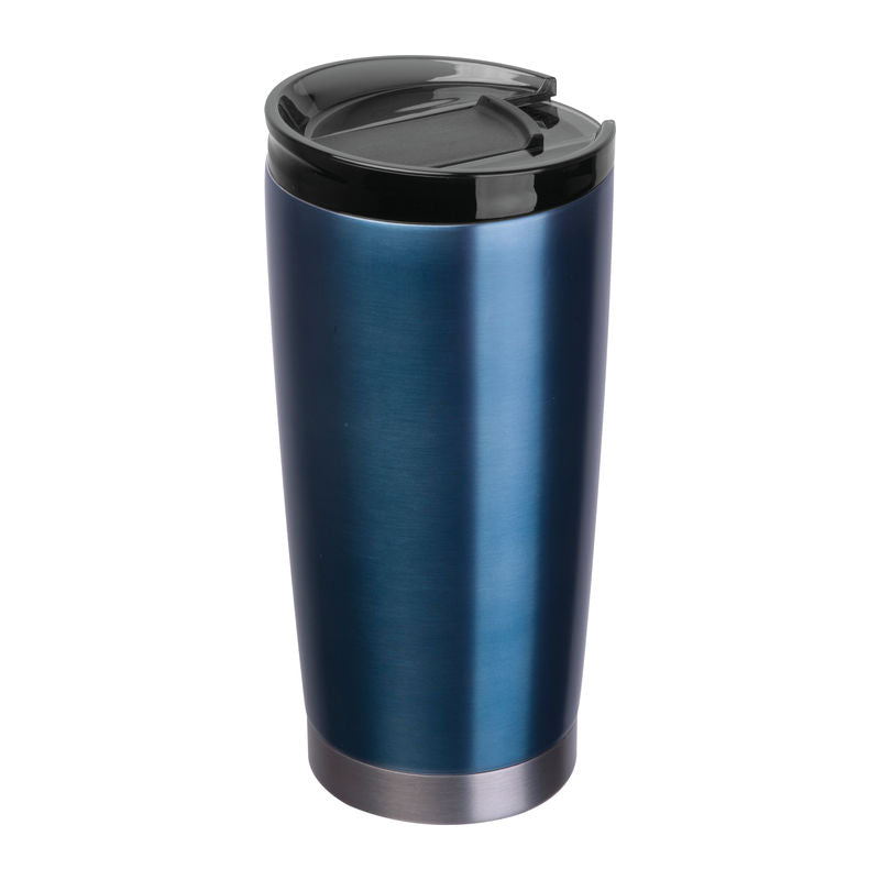 Reklamna MoLu termo šalica La Louvière, 600ml plave boje | Poslovni pokloni