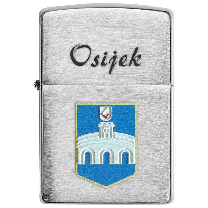 Promotivni luksuzni mat mezalni benzinski upaljač Zippo Original