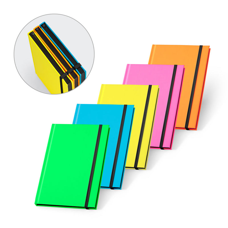 A5 notes sa tvrdim koricama od flourescentong PU materijala