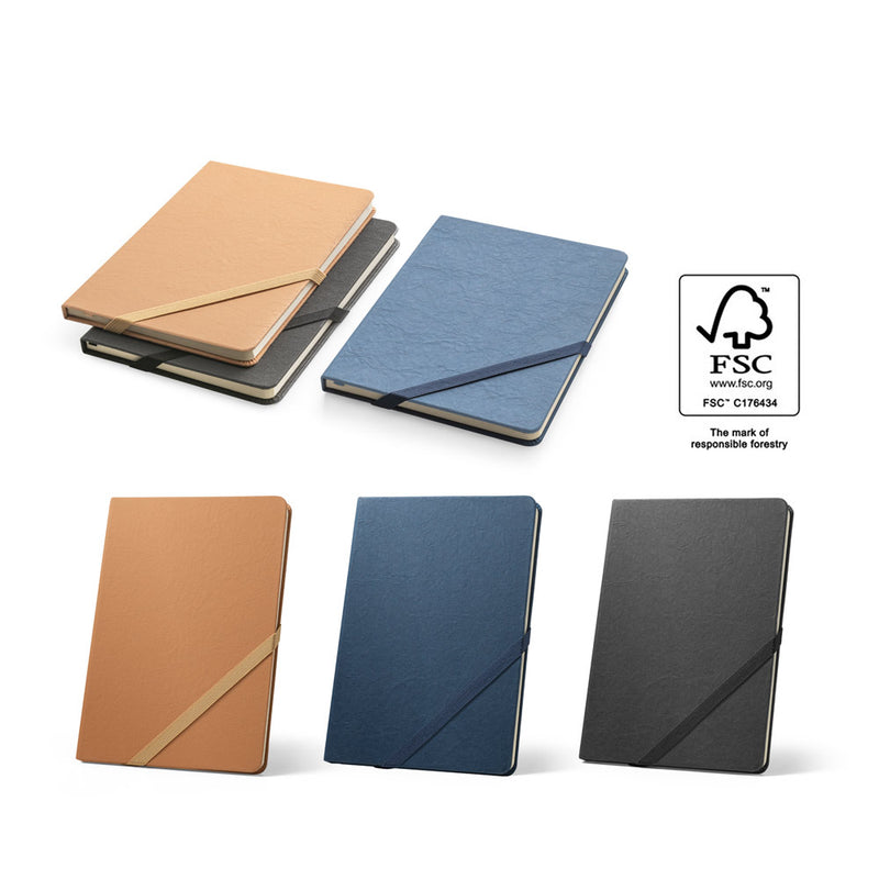 Eko A5 notes s dijagonalnom gumicom za zatvaranje