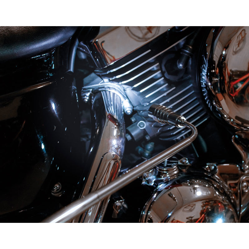 Metalna produžna LED lampa sa 3 LED svjetla, magnetom i klipsom