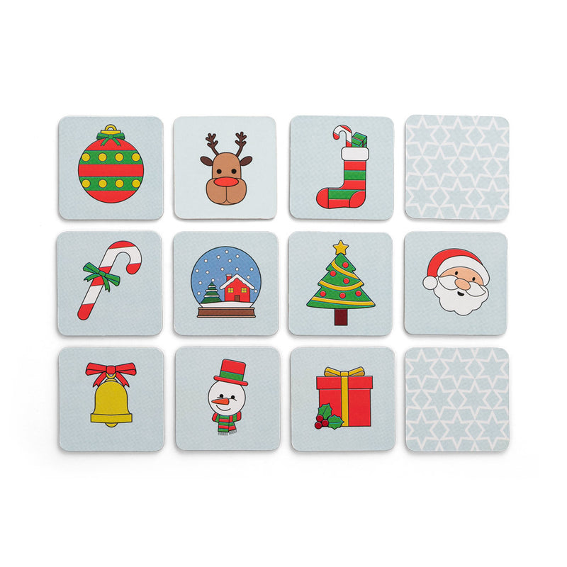 Memorijska igra od 20 komada s božićnim figurama