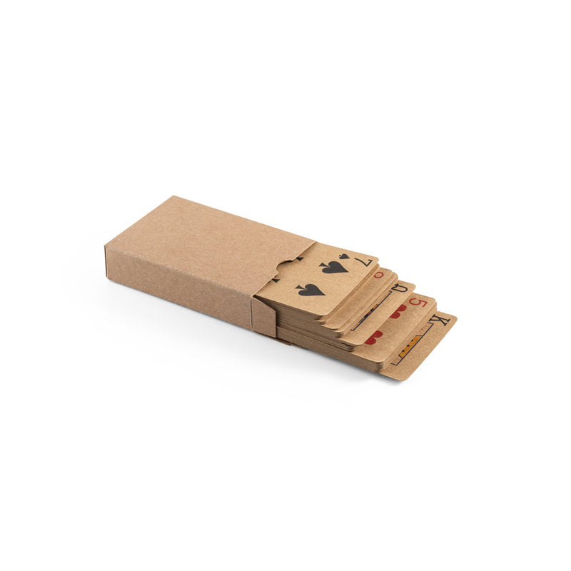 Špil od 54 klasične karte od kraft papira