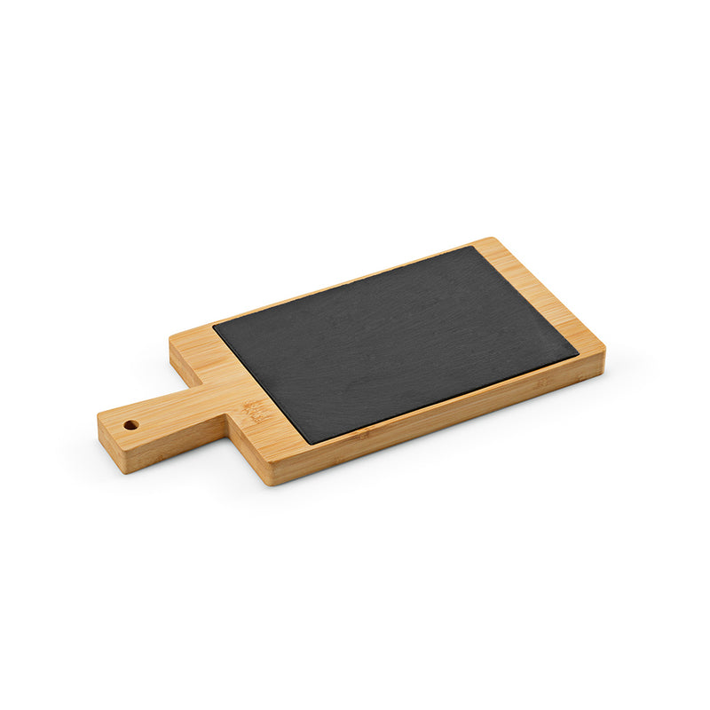 Reklamna daska za posluživanje od bambusa, smeđe boje | Poslovni pokloni