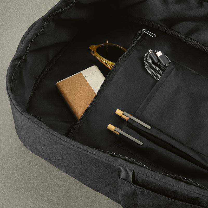 Reklamni eko ruksak za prijenosno računalo od recikliranog poliestera