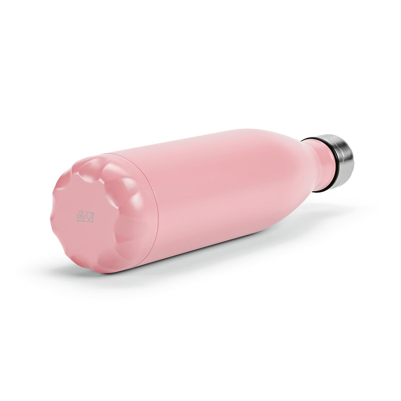 Promotivna boca za vodu od recikliranog nehrđajućeg čelika, 810ml ružičaste boje | Poslovni pokloni | Promo pokloni