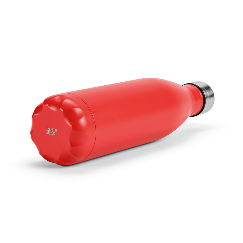 Promotivna boca za vodu od recikliranog nehrđajućeg čelika, 810ml crvene boje | Poslovni pokloni | Promo pokloni