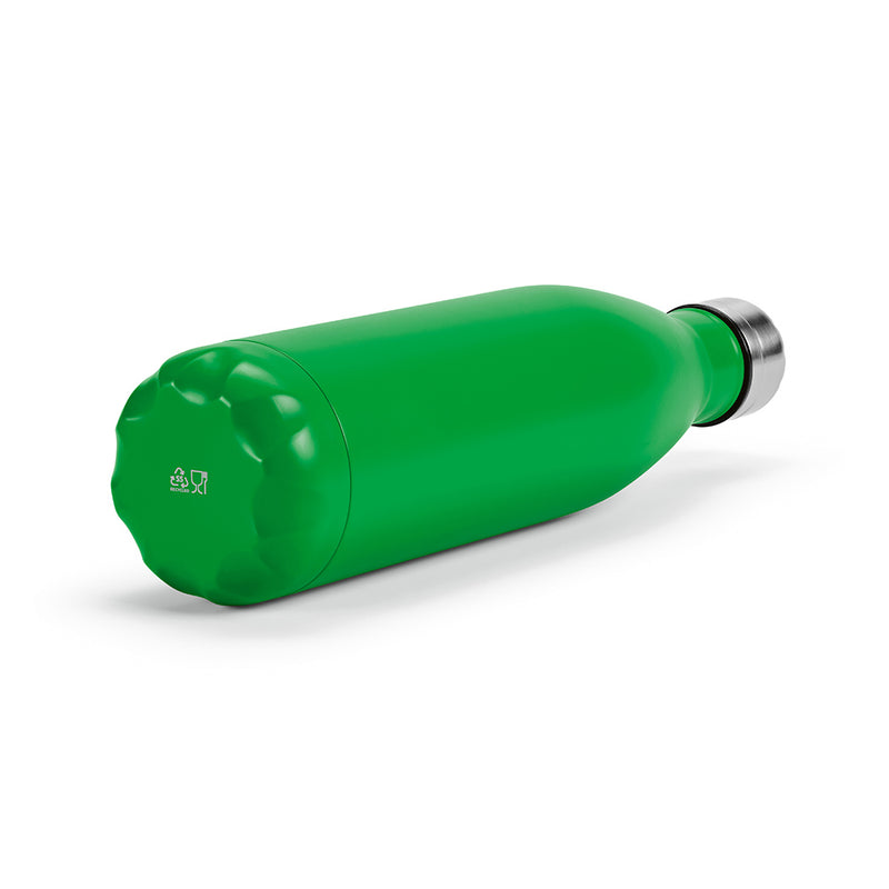 Promotivna boca za vodu od recikliranog nehrđajućeg čelika, 810ml zelene boje | Poslovni pokloni | Promo pokloni