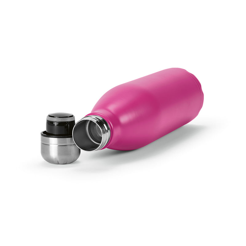 Promidžbena boca za vodu od recikliranog nehrđajućeg čelika, 810ml fuksija boje | Poslovni pokloni
