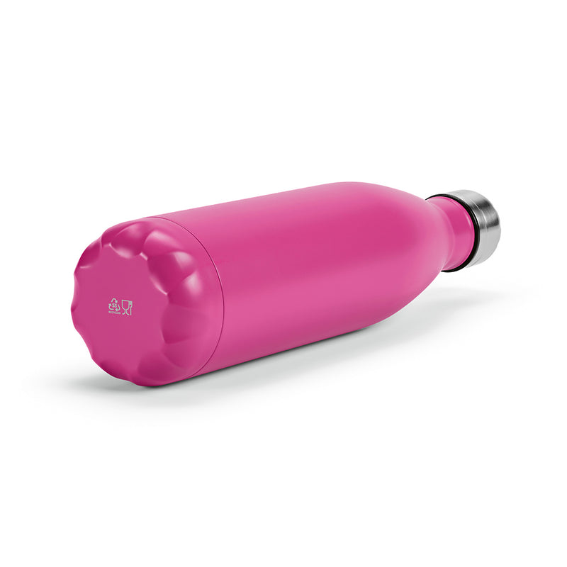 Promotivna boca za vodu od recikliranog nehrđajućeg čelika, 810ml fuksija boje | Poslovni pokloni | Promo pokloni