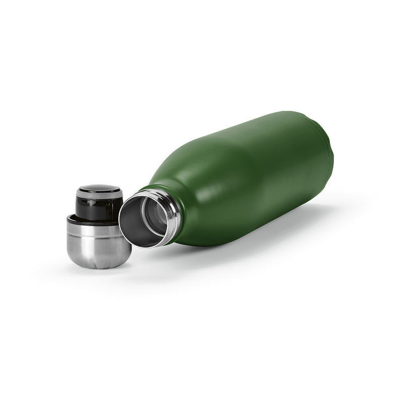 Promidžbena boca za vodu od recikliranog nehrđajućeg čelika, 810ml tamno zelene boje | Poslovni pokloni