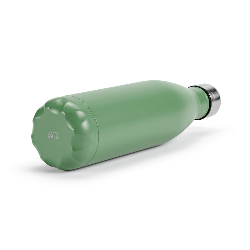 Promotivna boca za vodu od recikliranog nehrđajućeg čelika, 810ml maslinasto zelene boje | Poslovni pokloni | Promo pokloni