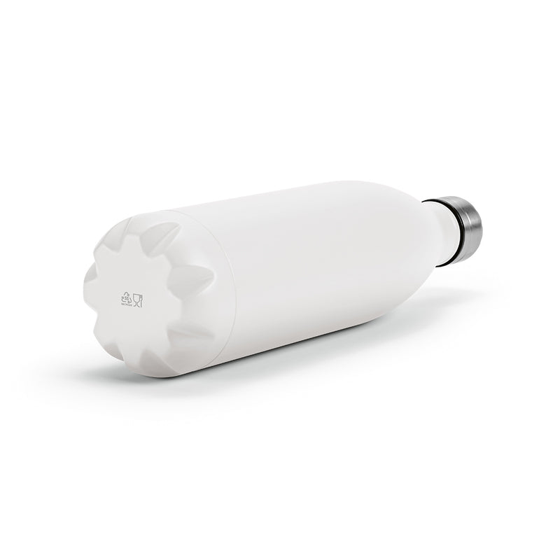 Promotivna boca za vodu od recikliranog nehrđajućeg čelika, 1100ml bijele boje | Poslovni pokloni | Promo pokloni