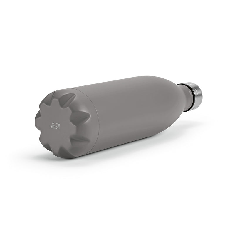 Promotivna boca za vodu od recikliranog nehrđajućeg čelika, 1100ml sive boje | Poslovni pokloni | Promo pokloni