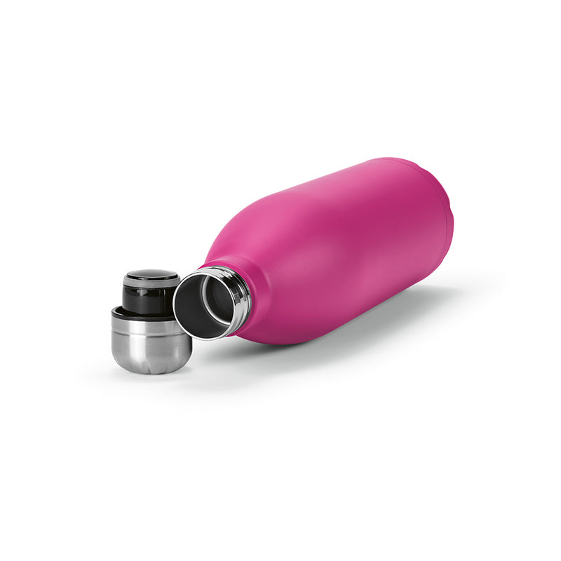 Promidžbena boca za vodu od recikliranog nehrđajućeg čelika, 1100ml fuksija boje | Poslovni pokloni