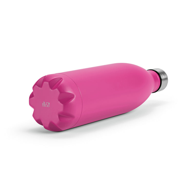 Promotivna boca za vodu od recikliranog nehrđajućeg čelika, 1100ml fuksija boje | Poslovni pokloni | Promo pokloni