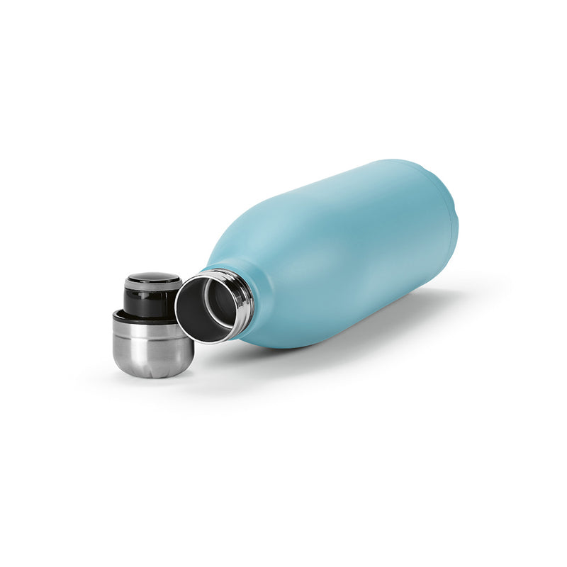 Promidžbena boca za vodu od recikliranog nehrđajućeg čelika, 1100ml svijetlo plave boje | Poslovni pokloni