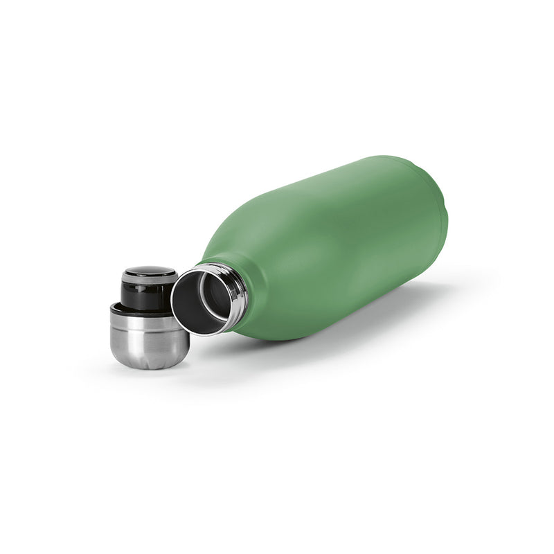 Promidžbena boca za vodu od recikliranog nehrđajućeg čelika, 1100ml maslinasto zelene boje | Poslovni pokloni 