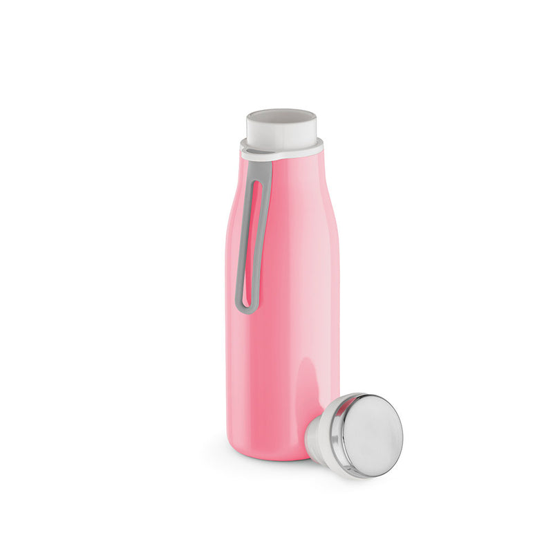 Boca za piće od recikliranog nehrđajućeg čelika toplih pastelnih boja, 400ml