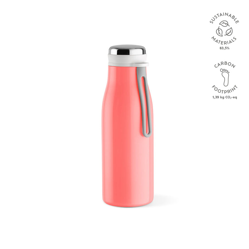 Boca za piće od recikliranog nehrđajućeg čelika toplih pastelnih boja, 400ml