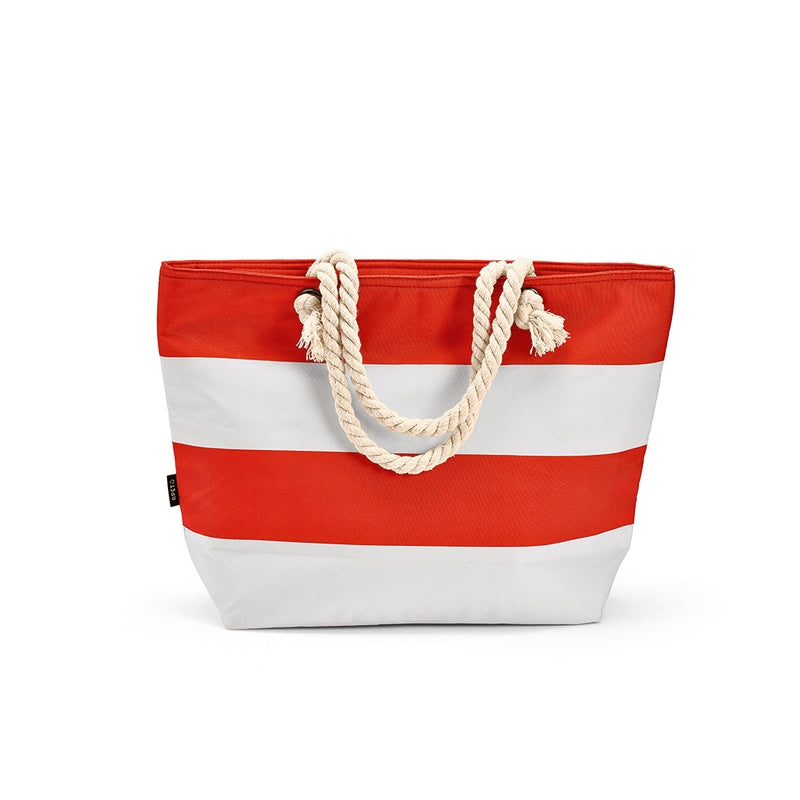 Promidžbena termo torba za plažu od 600D RPET-a, crvene boje | Poslovni pokloni