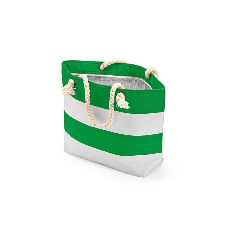 Reklamna termo torba za plažu od 600D RPET-a, zelene boje | Poslovni pokloni
