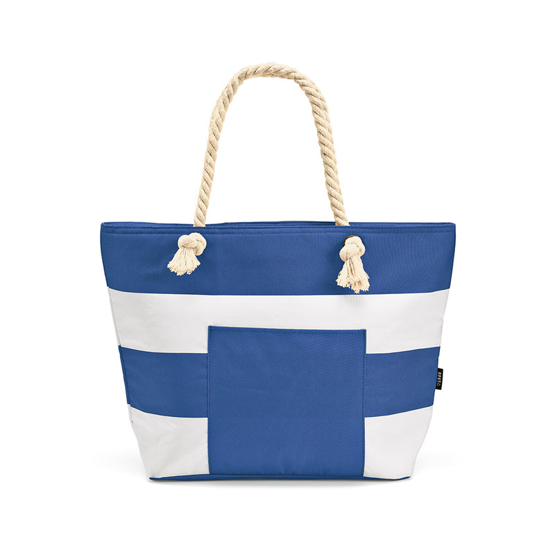 Reklamna termo torba za plažu od 600D RPET-a, plave boje | Promidžbeni pokloni