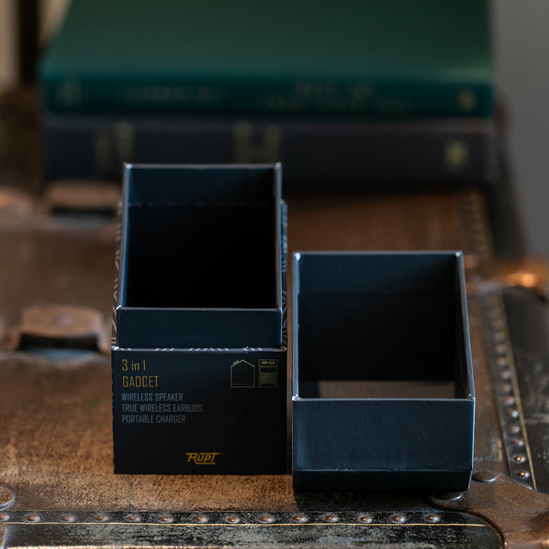 3-u-1 slušalice, zvučnik i powerbank od reciklirane plastike