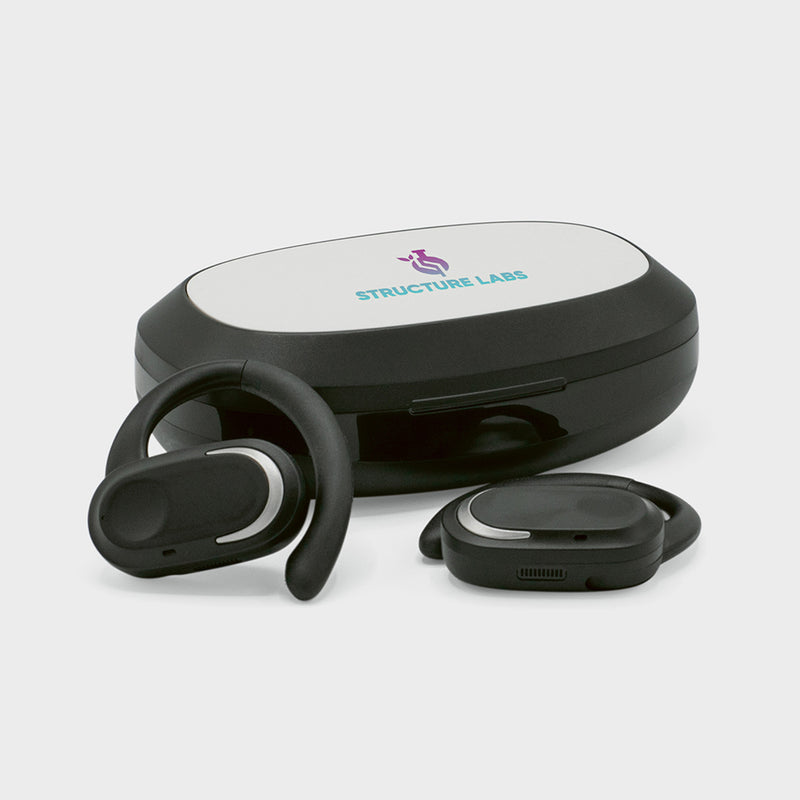 Slušalice od reciklirane plastike s otvorenim dizajnom za uho