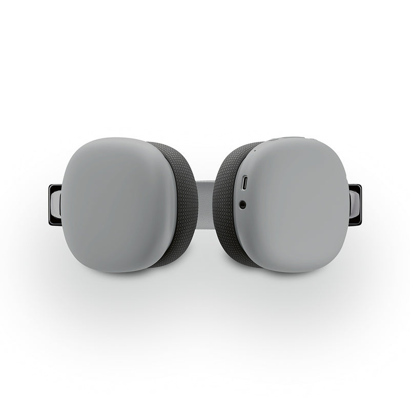 Promotivne bežične slušalice s baterijom kapaciteta 400 mAh, siva boja | Reklamni pokloni