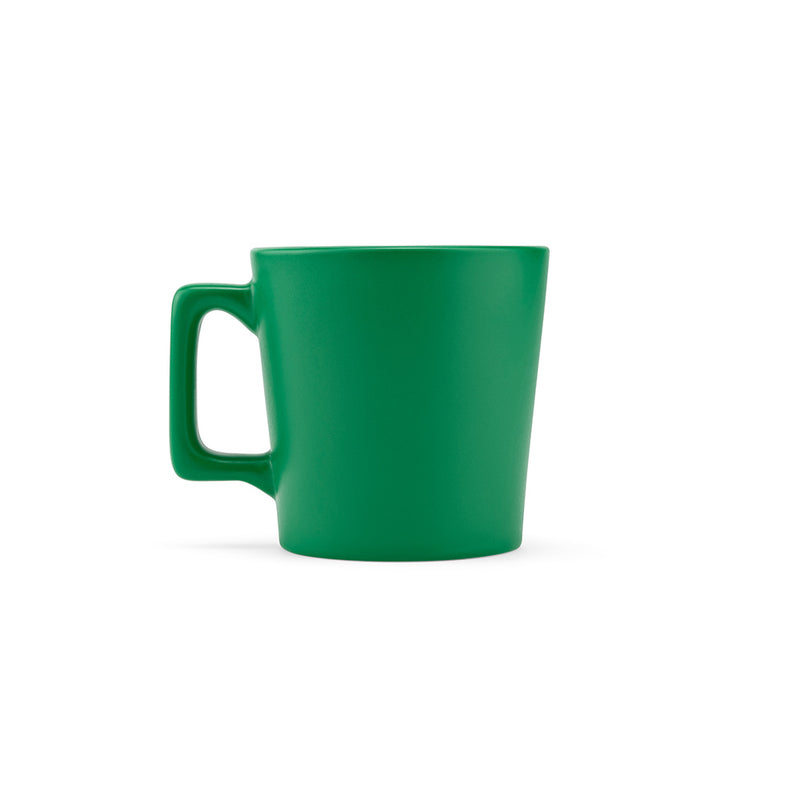 Promo keramička šalica, kapaciteta 270ml zelene boje | Poslovni pokloni