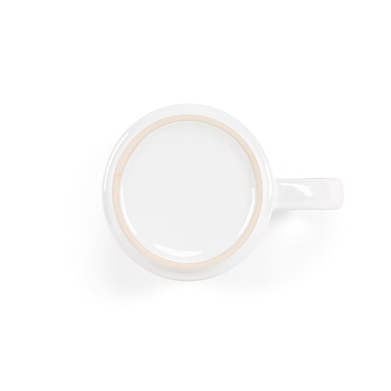 Reklamna keramička šalica od 490 ml, bijela boja | Promidžbeni pokloni