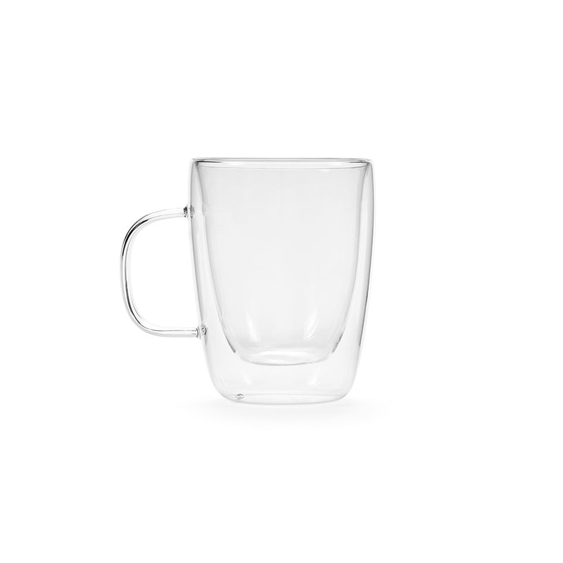 Promotivna šalica kapaciteta 300 ml od borosilikatnog stakla, transparentna boja | Reklamni pokloni