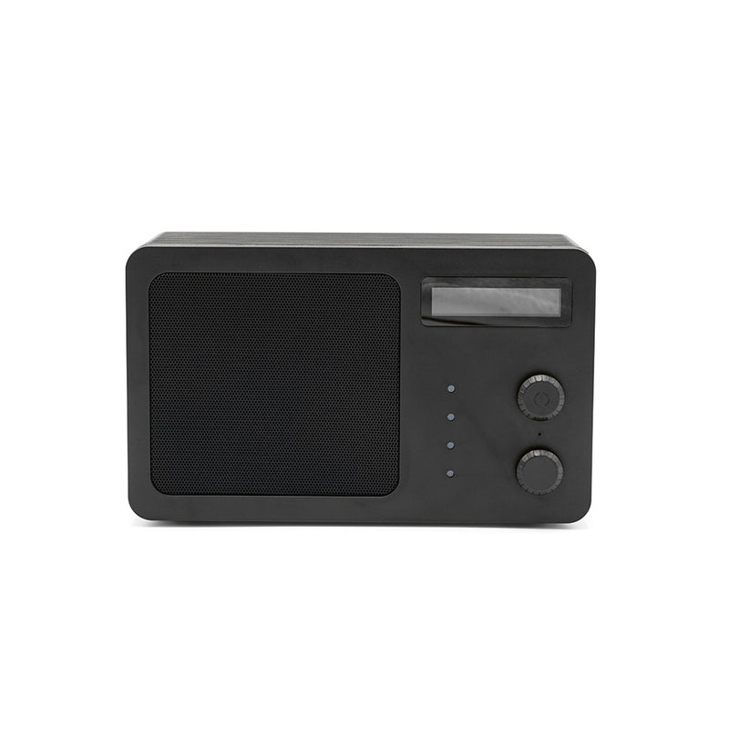 Reklamni 15W zvučnik od recikliranog ABS-a, crne boje | Promidžbeni pokloni