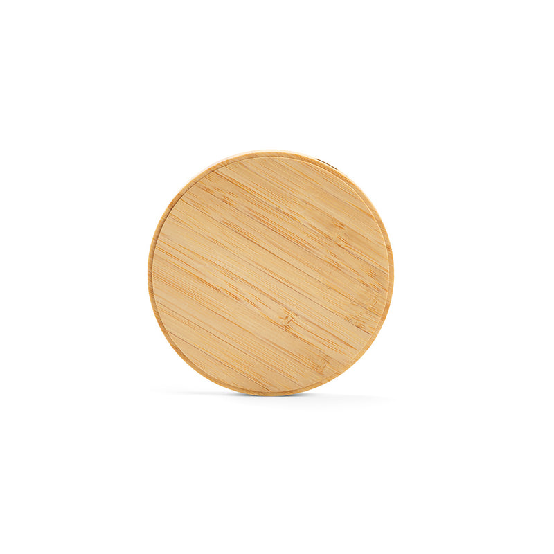 Promotivni bežični punjač izrađen od bambusa, smeđa boja | Reklamni pokloni