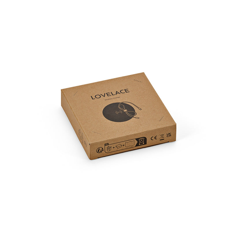 Promo eko bežični punjač od vapnenca, 15W sive boje | Poslovni pokloni