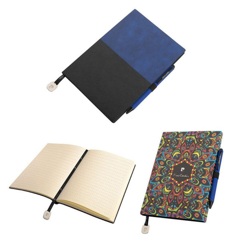 Dizajnerski set s A5 notesom i kemijskom olovkom Pierre Cardin Reporter