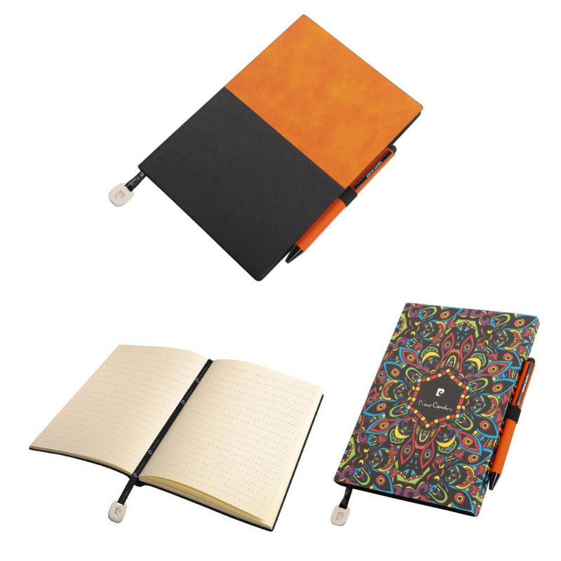 Dizajnerski set s A5 notesom i kemijskom olovkom Pierre Cardin Reporter